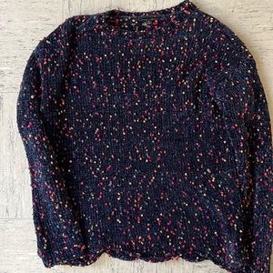 Boutique Navy Blue with Specks Sweater